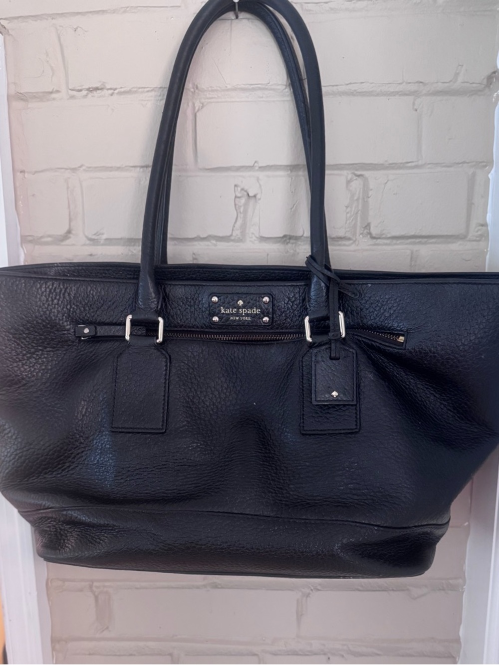 Amazing Vintage Kate Spade FULL Leather Large Tote bag!